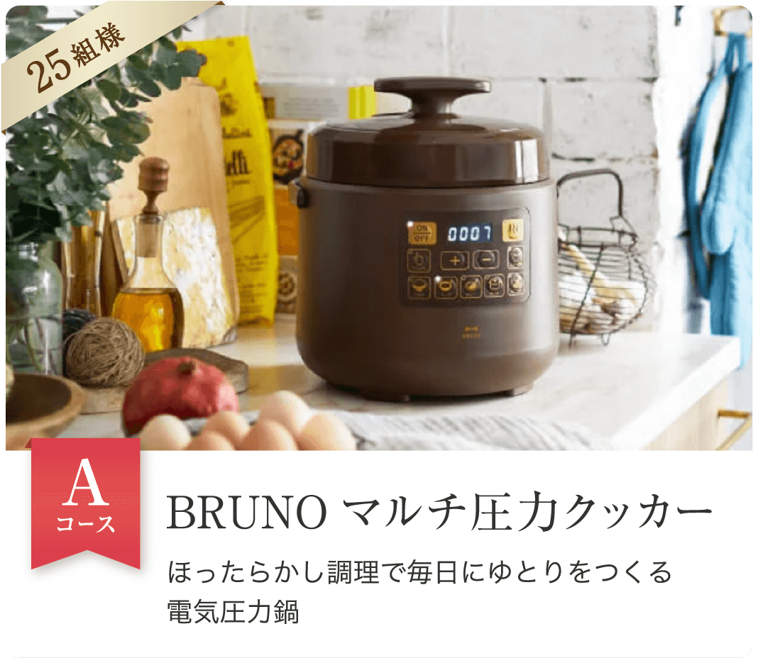 BRUNO マルチ圧力クッカー